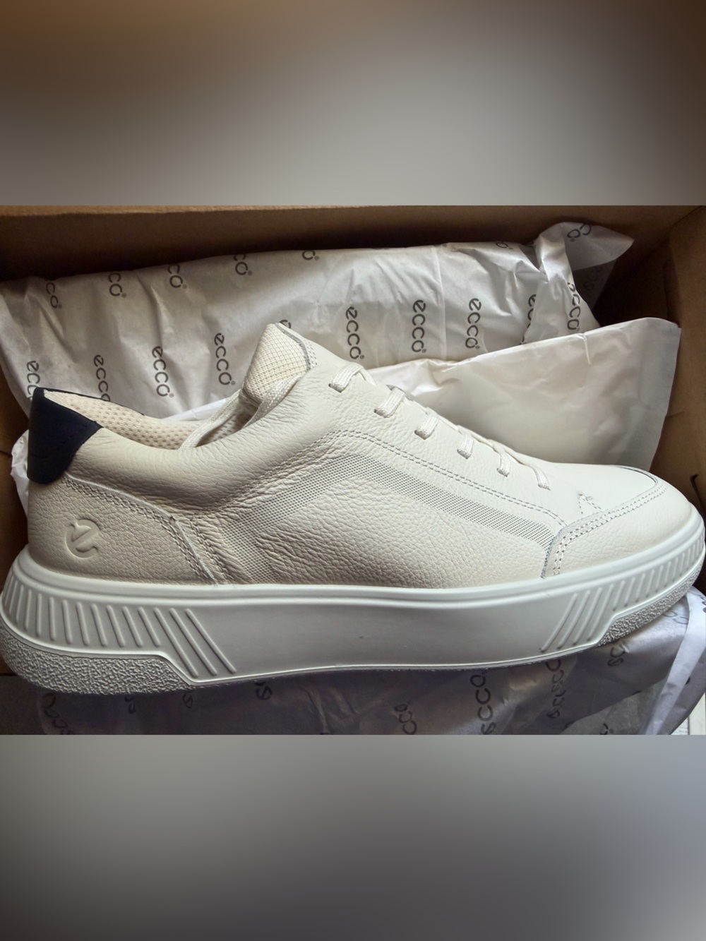 Men's ECCO Move White Leather